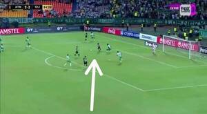 [VIDEO] La increíble chance que pudo haberle dado la victoria a Olimpia ante Atl. Nacional