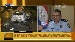 Hincha boliviano muere arrollado y sus compañeros queman auto