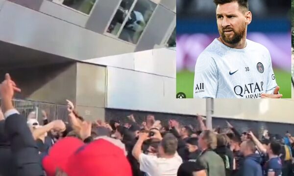 Hinchas del PSG se reunieron frente al club para insultar a Messi por su viaje a Arabia