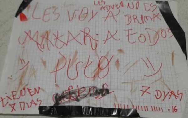 “Les voy a matar a todos”: hallan nota de amenaza en un colegio de Alto Paraná – Prensa 5
