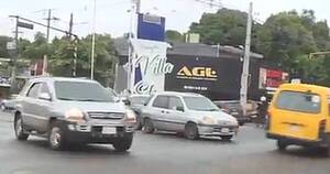La Nación / Piden reparar semáforo dañado hace un mes entre Lambaré y Villa Elisa