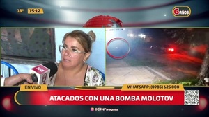 Atacados con una bomba molotov en MRA - C9N