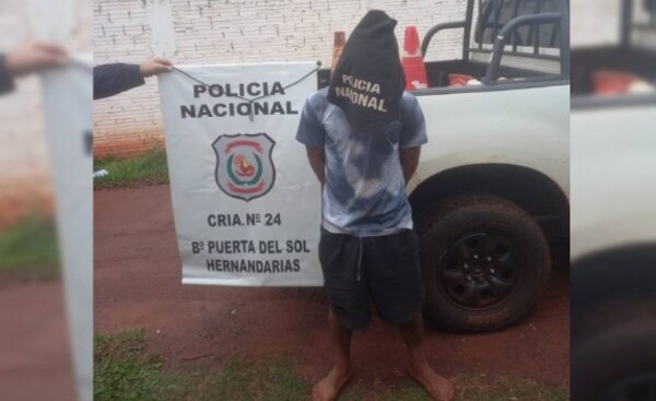 Cae ladrón tras seguidilla de hurtos en Hernandarias