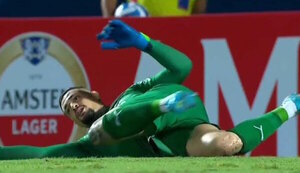 Versus / El error de Jean Fernandes en el primer gol de Bolívar