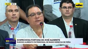 Video: Sospechosa fortuna de José Alderete - ABC Noticias - ABC Color