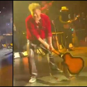 Carlos Vives se vuelve rockero y rompe una guitarra