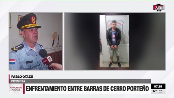 Policía tuvo que intervenir por desmanes entre hinchas de Cerro antes del inicio del partido - Megacadena — Últimas Noticias de Paraguay