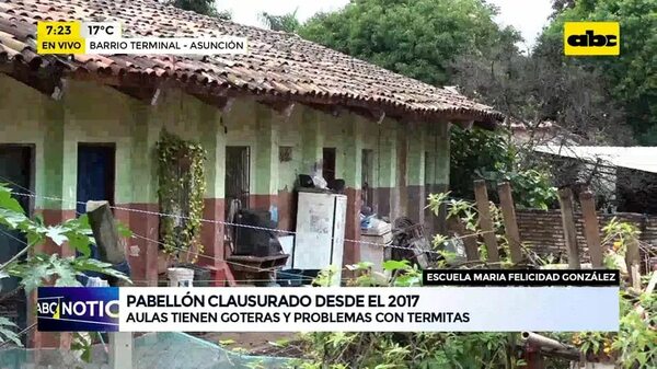Video: Pabellón de escuela clausurado - ABC Noticias - ABC Color