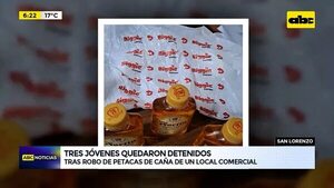 Video: Tres jóvenes fueron detenidos en San Lorenzo - ABC Noticias - ABC Color