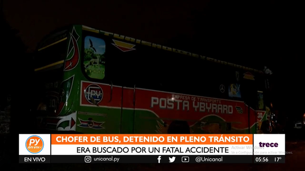 Detienen a chofer de transporte público sospechoso de causar accidente fatal - trece