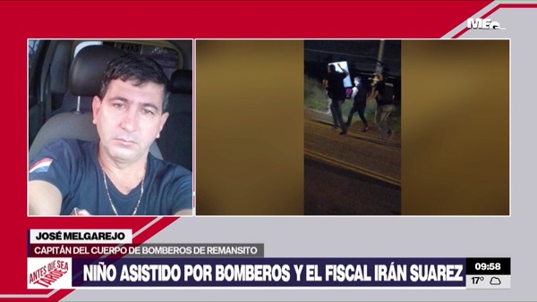 El relato del bombero voluntario que trasladaba a niño descompensado en protesta de "Payistas" - Megacadena — Últimas Noticias de Paraguay