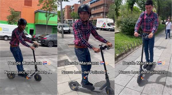[VIDEO] ¡Mañami! Alder Alcides festeja su "éxito" andando en monopatín