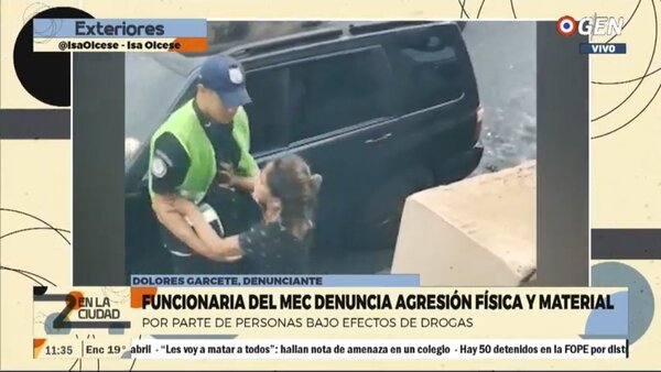 Diario HOY | Terrible: funcionaria es coaccionada por mujer adicta en situación de calle
