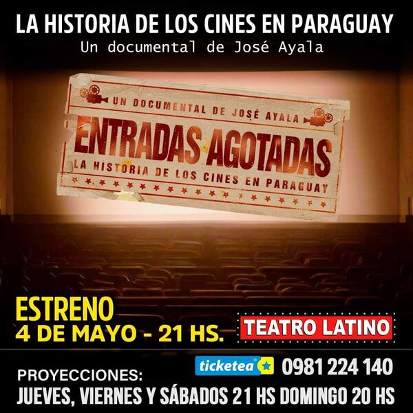 José Ayala estrena hoy su documental llamada "Entradas Agotadas"