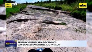 Video: Reparación precaria de caminos en Alto Paraguay - ABC Noticias - ABC Color