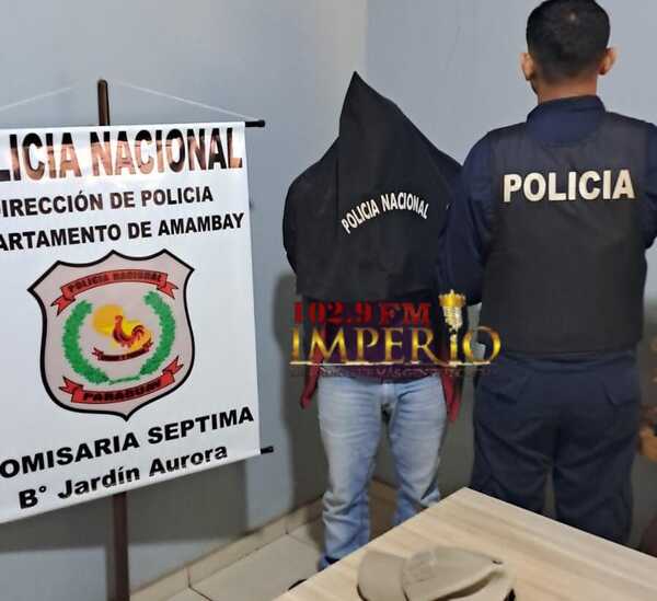 Policía detiene a joven buscado por golpear a su pareja - Radio Imperio