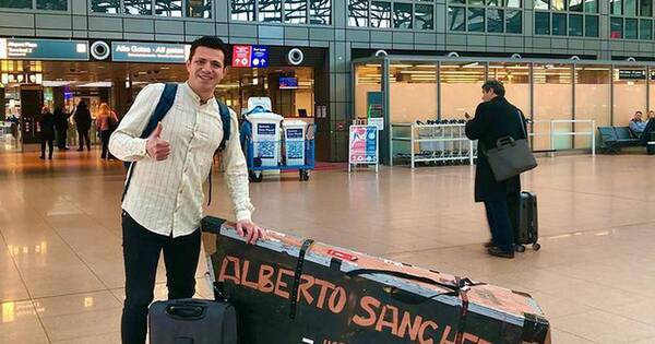 La Nación / El arpa paraguaya resuena en el pop alemán de la mano del artista Alberto Sánchez