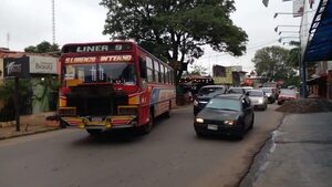 San Lorenzo: bus chatarra se queda sin dirección en plena hora pico - Nacionales - ABC Color