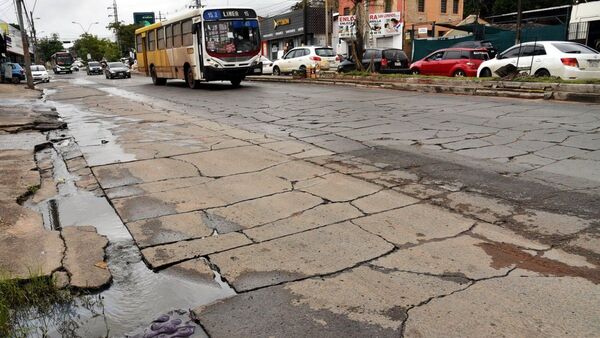 En apenas una semana hay cerca de 500 baches a intervenir en Asunción 