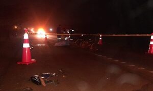 Motociclista muere atropellado