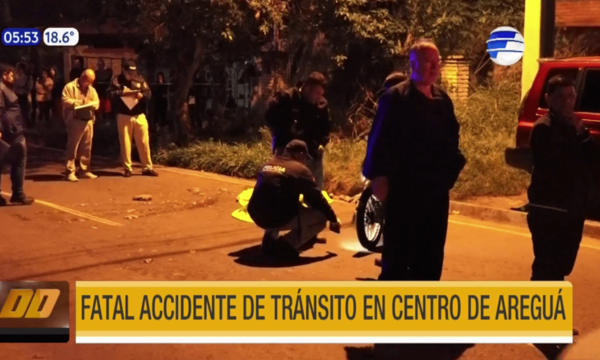 Fatal accidente de tránsito en centro de Areguá | Telefuturo