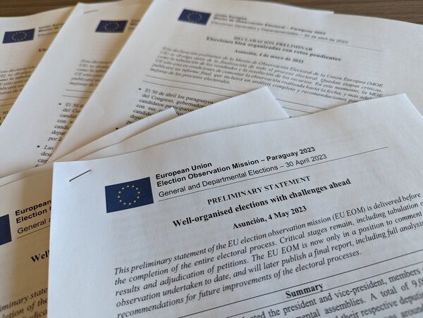 Informe preliminar de UE destaca buena organización y puntos a mejorar de las elecciones - La Tribuna