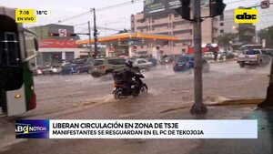 Video: Manifestantes se trasladan hasta el PC de Tekojoja - ABC Noticias - ABC Color