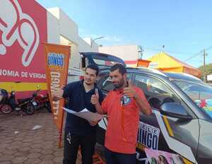 Telebingo Triple premió a poblador de Villa Guilermina ganador de una camioneta - Radio Imperio