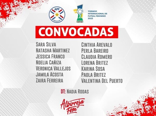 Convocadas para el Torneo Internacional de Futsal Femenino - APF