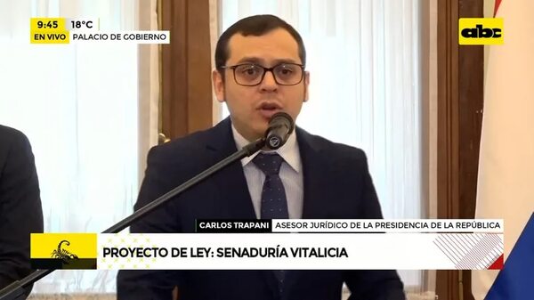 Video: Proyecto de ley para reglamentar la senaduría vitalicia - ABC Noticias - ABC Color