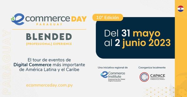 Llega el eCommerce Day Paraguay del 31 de mayo al 2 de junio