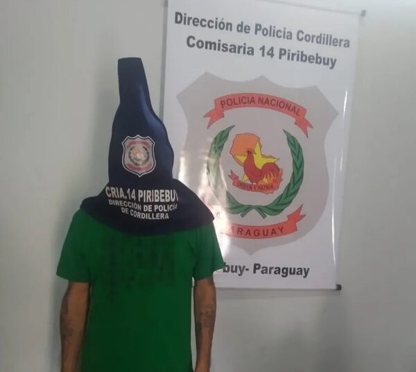 En recorrido policial detienen en Piribebuy a un joven con antecedentes por hurto agravado - Policiales - ABC Color