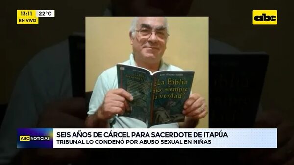 Video: Seis años de cárcel para sacerdote de Itapúa - ABC Noticias - ABC Color