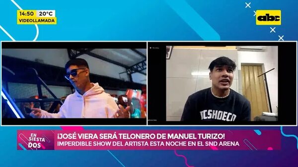 Video: ¡José Viera será telonero de Manuel Turizo! - Ensiestados - ABC Color