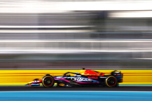 Versus / Max Verstappen lideró la segunda práctica libre del GP de Miami, Ferrari acecha