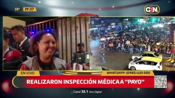 Realizaron inspección médica a "Payo" - C9N