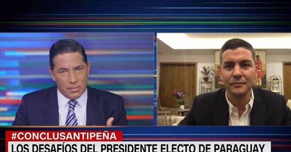 La Nación / Peña destacó los desafíos que afrontará como mandatario