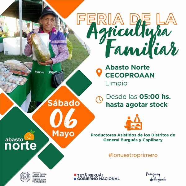 Feria de la Agricultura Familiar Campesina en el Abasto Norte | 1000 Noticias