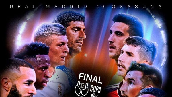 Real Madrid y Osasuna van por el título de la Copa del Rey