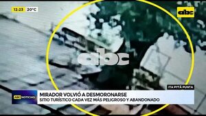 Video: Mirador volvió a desmoronarse - ABC Noticias - ABC Color