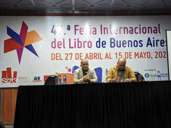 Concepcionero presente en la feria internacional del libro de Buenos Aires