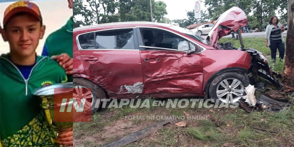 NIÑO DE 12 AÑOS ORIUNDO DE CARMEN DEL PARANÁ TERMINÓ PERDIENDO LA VIDA TRAS ACCIDENTE - Itapúa Noticias