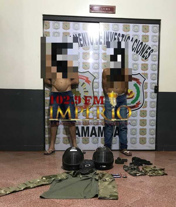 Policía detiene a dos brasileños por hurto domiciliario en el barrio Virgen de Caacupé - Radio Imperio