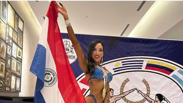 Viceministra de oro: Gana torneo de fitness en Argentina