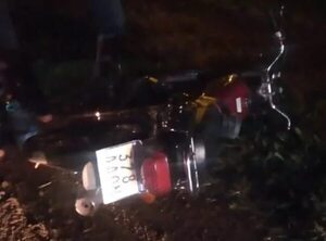 Motociclista choca contra un motocarro y sufre lesiones en Alto Paraná - Nacionales - ABC Color