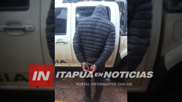 SOSPECHOSO DE UN ROBO AGRAVADO FUE DETENIDO EN SAN JUAN DEL PNÁ. - Itapúa Noticias