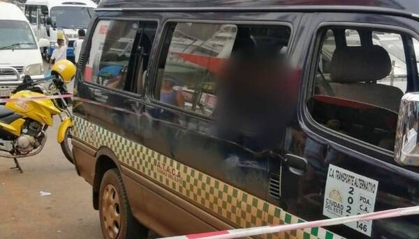 Rapai sufrió patatús mortal en un transporte alternativo