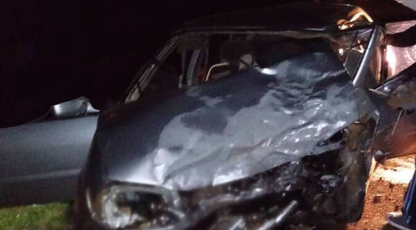No vio una estructura de cemento y se destrozó contra la misma