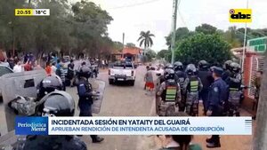 Video: En medio de manifestaciones, aprueban rendición en Yataity del Guairá - ABC Noticias - ABC Color