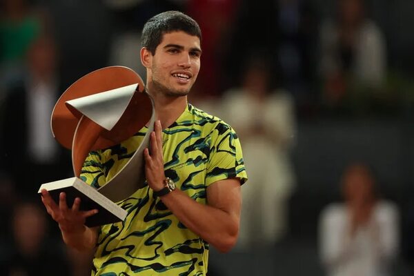 Tenis: Alcaraz, rey de Madrid - Polideportivo - ABC Color